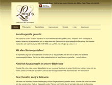 Tablet Screenshot of langs-cafeserie.de